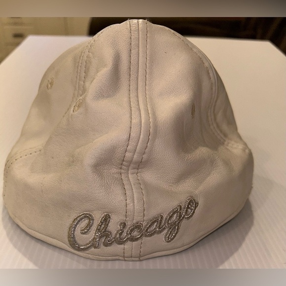 Chicago Bulls New Era 59Fifty 100% Leather Cap size 7-7/8 NWT - Picture 2 of 10